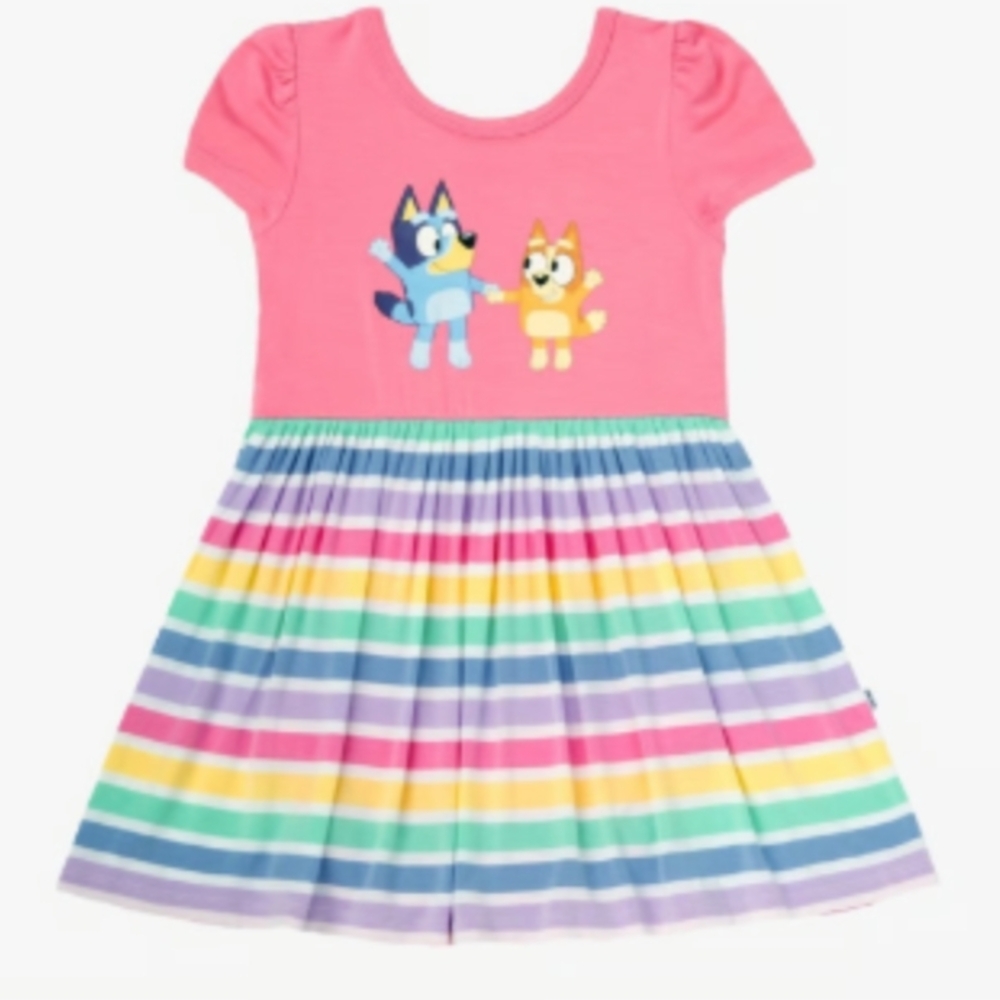 Little Sleepies Bluey Rainbow Dress